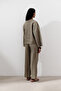 Linen Single Button Bluz Khaki - 6