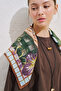 Cotton Patterned Square Scarf Carmen - 2