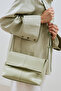 Leather Bag with Cover Green - 2