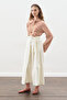 Skirt Looking Pants Ecru - 4