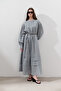 Ribbed Wide Dress Blue - 5