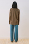 Striped Oversize Tshirt Brown - 6