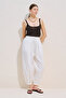Balon Formlu Lace-Up Pants Ecru - 3