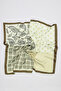 Patterned Medium Size Satin Scarf Saira-Adaçayi - 3