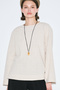 Rustic Slit Bluz Naturel - 2