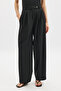 Classic Pleated Trousers Black - 4