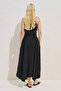 Asymmetric Draped Piece Skirt Black - 8