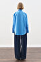 Classic Shirt with Wide Cuffs Blue - 6