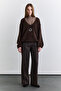 Soft Textured Sweater Aci Brown - 4