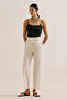 Classic Straight Pants Beige - 2