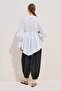 Lace Sleeves Edition Blouse Ecru - 8