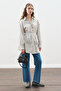 Patterned Poplin Tunic Ecru