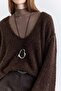 Soft Textured Sweater Aci Brown - 3