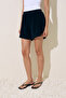 Towel Fabric Shorts Navy Blue - 3