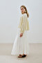 Linen Crush Effected Bluz Yellow - 4