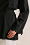 Embroidered Wide Sleeve Blouse Black - 4