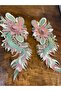 31X14 CM DOUBLE EMBROIDERY WING SET EMBLEM SEWING ACCESSORY - 2