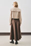 Loren Short Wide Collar Jacket Beige - 5