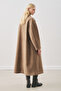 Soft Clothed Overcoat with Brown Color - 7