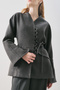 Aroa Tie-Up Jacket Anthracite - 6