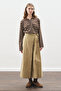 Skirt-Like Pants Camel - 4