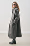 Rai Oversized Anthracite Coat - 4