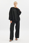 Oversize Label Sweatshirt Black - 4