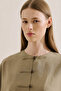 Linen Mixed Wide Sleeve Jacket Çağla - 7