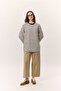Striped Long Sleeve Oversize Tshirt Black - 4
