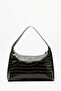 Crocodile Leather Tote Bag Khaki - 5