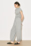Easy Sleeveless Blouse Gray Melange - 5