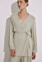 Tie-Up Dressing Kimono Pastel Green - 4