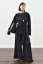 Soft Textured Modal Tie-Up Sweatshirt Anthracite - 2
