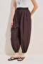 Balon Formlu Lace-Up Pants Brown - 5