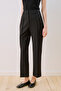 Short Leg Straight Pants Black - 6