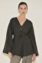 100% Linen Volume Tunic Brown - 2