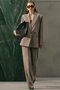 Designer Blazer Jacket Mink - 2