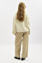 Wide Collar O Oversized Sweater Stone - 5