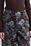 Jacquard Patterned Trousers Brown - 6