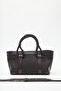 Luca knit handle design bag brown - 8