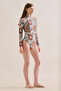 Patterned Swimmer Surf Swimsuit Afra - 3