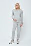 Women's Gray Maternity Tracksuit - 2