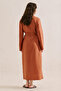 Linen Belted Shirt Dress Cinnamon - 6