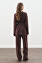 Beli̇ Bağlama Designed Blouse Aci Brown - 6