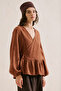 Jakarli Muslin Double-Breasted Blouse Tiles - 6