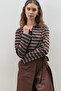 Polo Neck Striped Tshirt Blue - 6