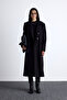 Custom made maskuline coat black - 4
