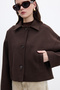 Dori̇ Short Brown Coat - 2