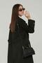 Textured Leather Bag Black - 5