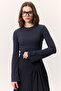 Evaze Sleeve Body Navy Blue - 4